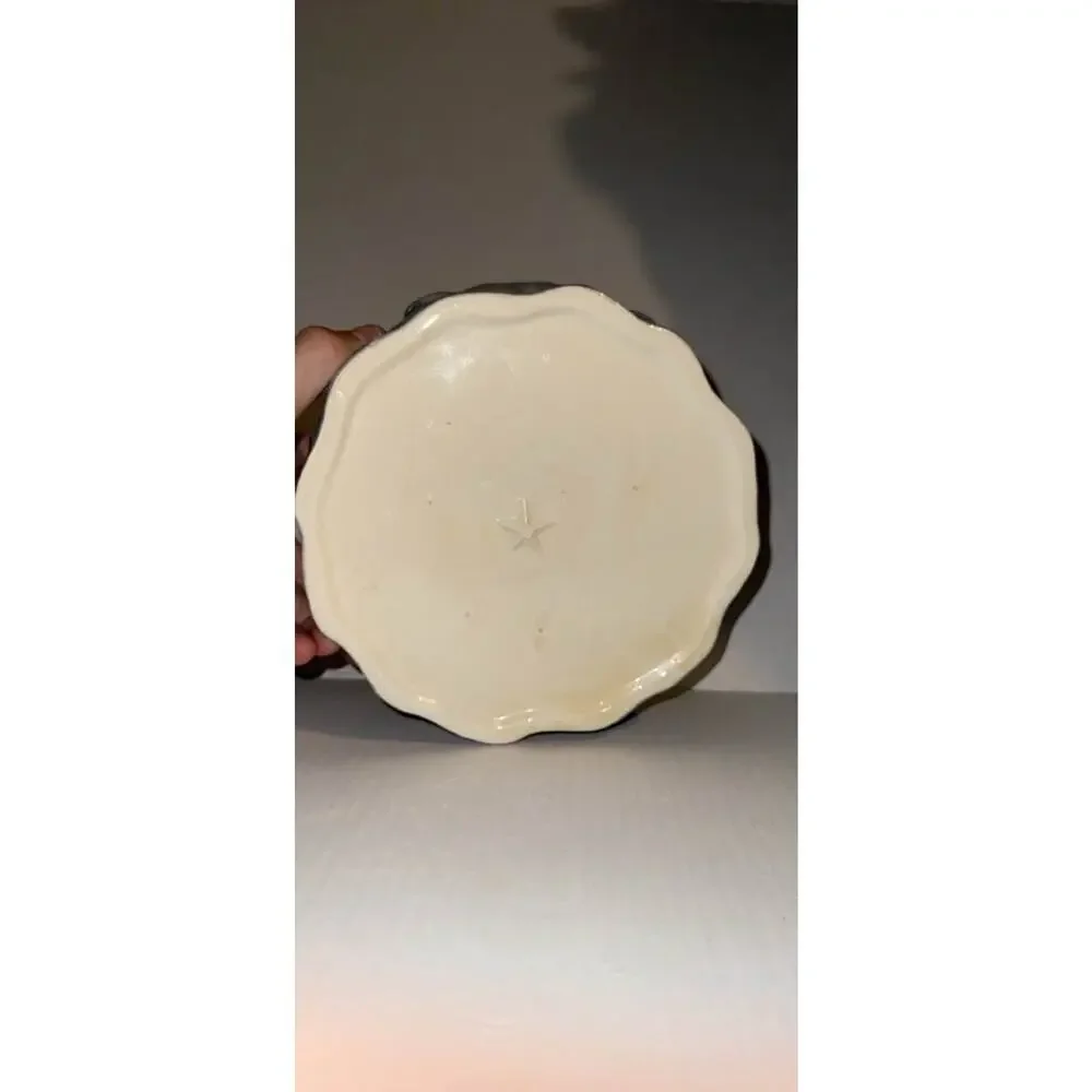Grey Ceramic Elephant Planter Bowl